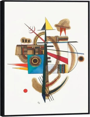 Arte en lienzo enmarcado ovalado n°2, 1925 por Wassily Kandinsky decoración de oficina en casa 24"x32" Foto 1 de 4