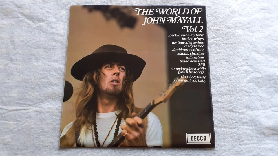JOHN MAYALL     "THE WORLD OF JOHN MAYALL VOL. 2"    VINYL LP RECORDS - Image 1 of 4