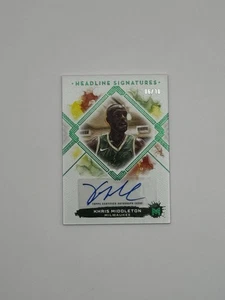 2024 Topps Headlines Signatures Khris Middleton HS-KMI /10  - Bild 1 von 2