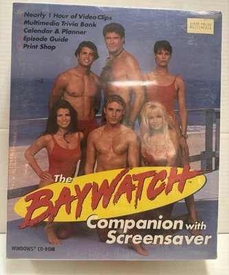 Baywatch Companion with Screensaver CD-ROM New Sealed Pamela Anderson Free Ship - Image 1 of 4