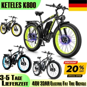 Bicicleta eléctrica KETELES K800 26 pulgadas 2000 motor 48V 23AH Pedelec bicicleta eléctrica de montaña - Imagen 1 de 31