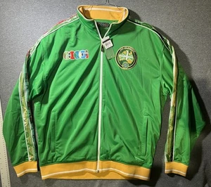 Coogi Track Jacket Soul Of Australia Adult 2XL Embroidered Knit Design Full Zip - Picture 1 of 13