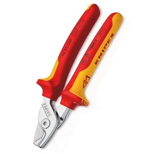 Cisailles à câble StepCut Knipex 9516160SB VDE 1000V 160mm - Photo 1 sur 3