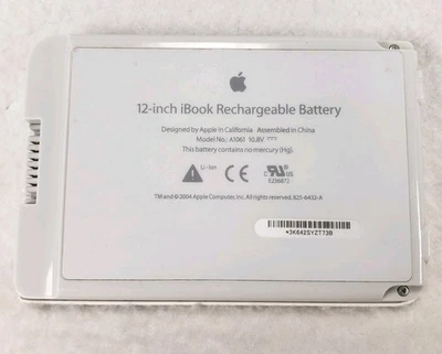 Аккумулятор для ноутбука Apple iBook 12 дюймов G3 G4 A1061 6 ячеек 5200 мАч 10,8 В 2004 - Изображение 1 из 4