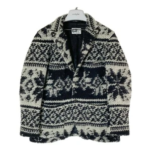 For Men Engineered Garments ENGINEERED GARMENTS Wool Knit 3B Tailored Jacket Whi - Picture 1 of 9