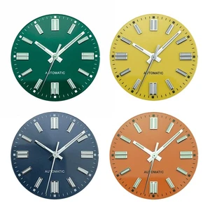 28.5mm Lacquered Watch Dials and Hands for NH38A NH38 with BGW9 Lume No Date - Picture 1 of 16