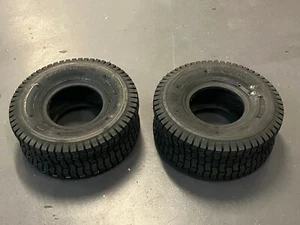 2 x COMMERCIAL TURF SAVER TUBELESS TYRES 15 x 6.00 x 6 FOR RIDE ON MOWERS - Picture 1 of 1