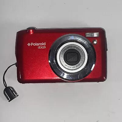 Polaroid IEX29 HD 18 MP 10x Optical Zoom  2.7" Red WORKS NEEDS BATTERY - Image 1 of 4