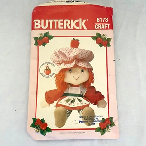 Butterick Sewing Pattern Strawberry Shortcake For Doll and Clothing 6173 Vintage - Picture 1 of 11