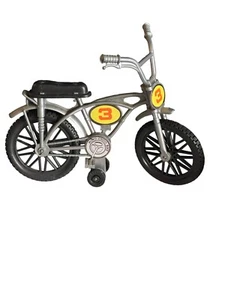 Vintage 1970’s BMX Moto Cross Pedal Bicycle With Wheeled Stand Toy 8 Inches - Picture 1 of 4