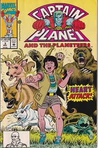 MARVEL Comics CAPTAIN PLANET AND THE PLANETEERS Vol. 1 # 3 December 1991 - Bild 1 von 2