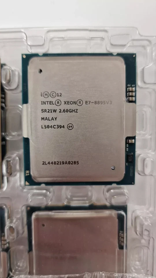 QTY OF Intel Xeon E7-8895 V3 2.60GHz 18-Core 45MB LGA2011-1 Server CPU SR21W 1 - Image 1 of 1