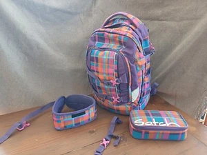 Schulrucksack Rucksack mit Federtasche von Satch lila orange - Bild 1 von 24