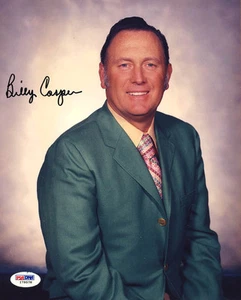 Billy Casper FIRMADO 8x10 Photo Masters PGA Tour DEBE VER PSA/ADN AUTOGRAFIADO - Imagen 1 de 1
