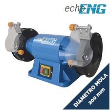 Doppia mola SMERIGLIATRICE DA BANCO PROFESSIONALE 200mm 1000W - MA SM 0200