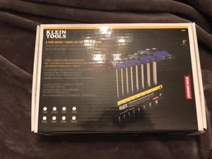 Klein Tools JTH68M T-Handle Hex Key Set, Metric Sizes Allen Wrench Set with 6 - Picture 1 of 2