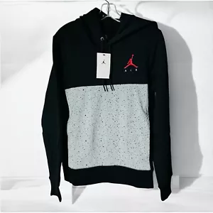 Nike Air Jordan Splicing Fleece Hoodie 884042-010 Herren Gr. XS Cement/Black/Red - Bild 1 von 9