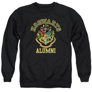 HARRY POTTER HOGWARTS ALUMNI Licensed Adult Pullover Crewneck Sweatshirt SM-3XL - Picture 1 of 2