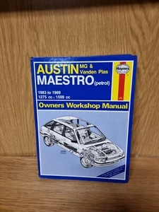 Haynes Manual - Austin Maestro, MG & Vanden Plas, 1983 to 1989 Petrol (K2) - Picture 1 of 2