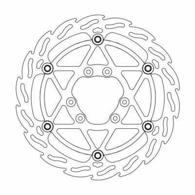 Disco de freno delantero llama Tm Racing EN 450 F 2006-2010 Moto Masters Foto 1 de 4