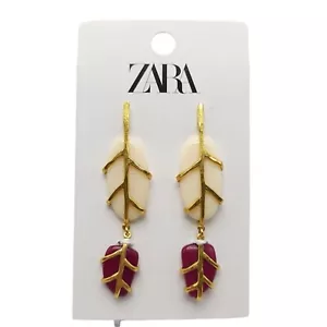 ORECCHINI ZARA NUOVI DONNA SS24 STRASS COLORE ORO REF:1124/002 - Foto 1 di 5