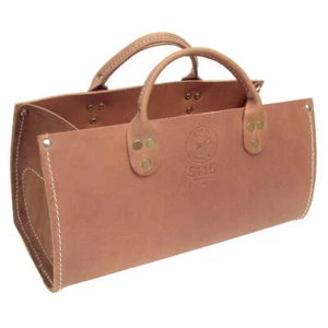 KLEIN TOOLS 5115 Tool Tote,Leather,General Purpose 36L231 - Picture 1 of 2