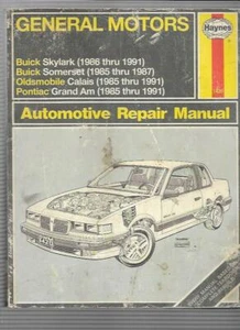 Haynes General Motors Repair Manual Skylark, Somerset, Grand Am, Calais 1420 - Bild 1 von 2