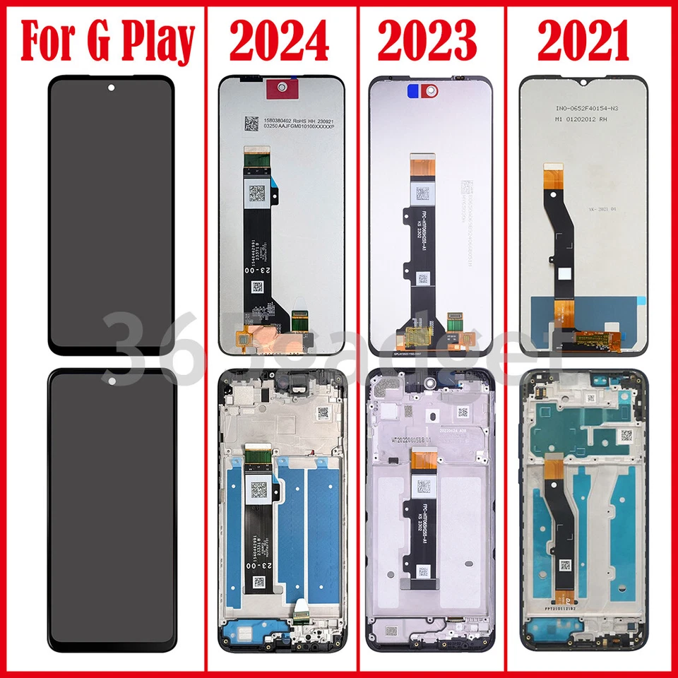 For Motorola Moto G Play 2024 /2023 / 2021 LCD Display Touch Screen Digitizer - Image 1 of 1