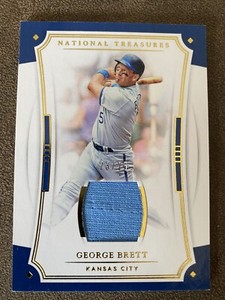 George Brett 2017 National Treasures #137 GU Jersey Ser #ed 23/25 Royals