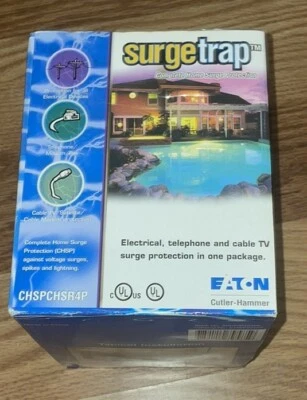 Eaton CHSPCHSR4P Whole House Surge Protection Open box FREE SHIPPING Foto 1 de 4