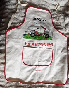 Suzuki Promotional Promo Scooter Cycle Moped Apron Japanese Rare - Picture 1 of 7