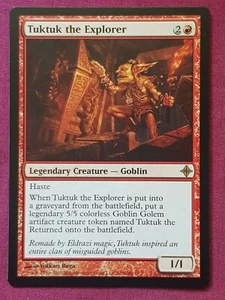 Magic The Gathering RISE OF THE ELDRAZI TUKTUK THE EXPLORER red card MTG - Picture 1 of 2