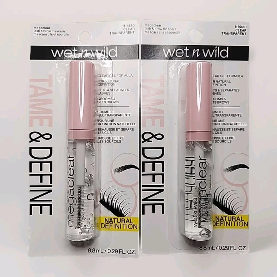 Set Of 2 - Wet N Wild  Mega Clear Lash Tame & Define Brow Mascara Transparent - Image 1 of 1