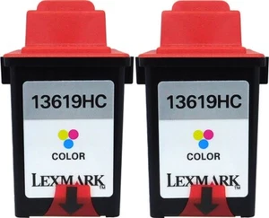 Lexmark 13619HC Color Genuino Paquete de 2 - Imagen 1 de 1
