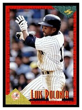 1994 Score Rookie & Traded Luis Polonia #RT9 New York Yankees
