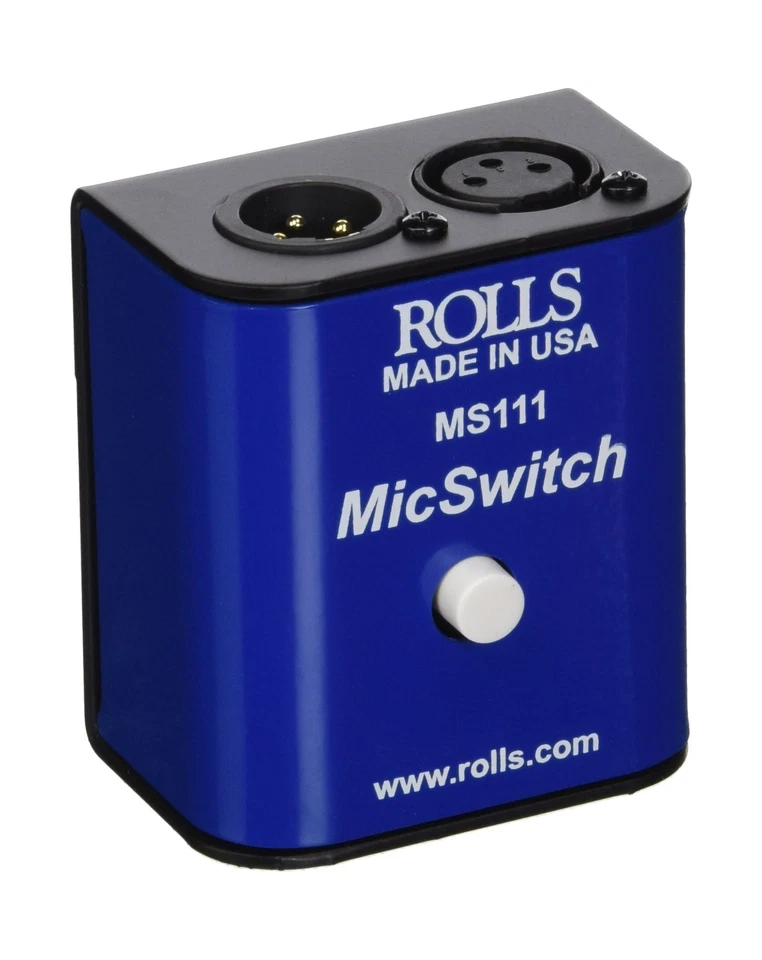 Rolls MS111 XLR 3 Pin Mute Switch