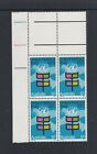 1970 6¢ United Nations Sg 476 Variety Bw 545E In A Muh T/L Corner Block Of 4.