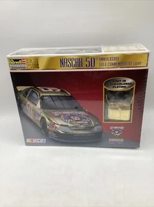 NASCAR 50th Anniversary Gold Commemorative Chevy Stock Car Model Kit Revell 1/24 - Picture 1 of 5