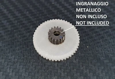 Ingranaggio in nylon per motoriduttore stufa a pellet MK Merkle Korff 3 rpm