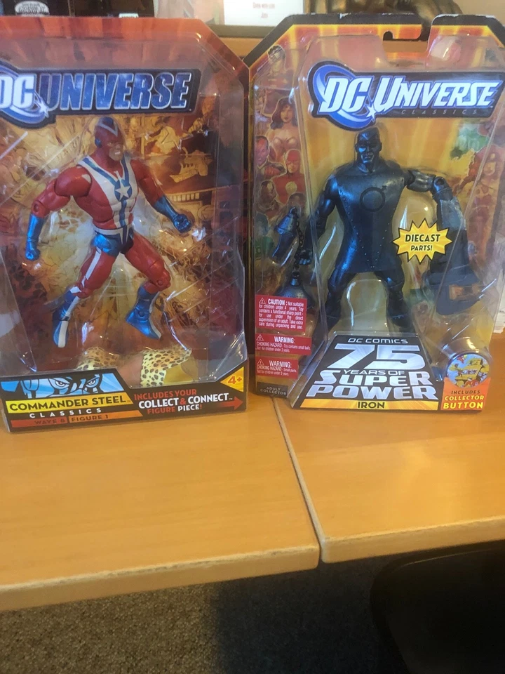  Figura de acción DC Universe Wave 12 BAF Darkseid CNC HIERRO y Commander ACERO Foto 1 de 4