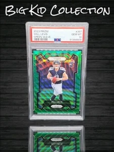 2023 Prizm Will Levis Rc Green Wave Prizm PSA 10 (JB) - Picture 1 of 3