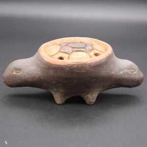 Vintage Pre-Columbian Rep. Aut. INAH Mexico Zoomorphe Ocarina Keramik Pfeife - Bild 1 von 14