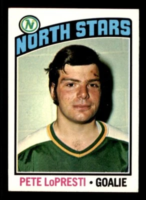 1976 Topps Hockey #184 Pete Lopresti EX/MT - Image 1 of 2