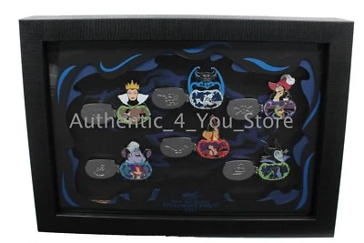 New Disney Mickey's Not So Scary Halloween Party 2017 Framed 6 Pin Set LE 300 - Изображение 1 из 2