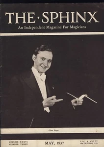 Glen Pope The Sphinx May 1937 Vintage Magicians' Magazine - Picture 1 of 3