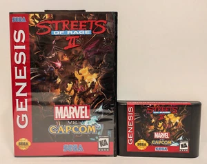 Streets of Rage 2 Marvel vs Capcom Sega Genesis/Mega Drive - Picture 1 of 2