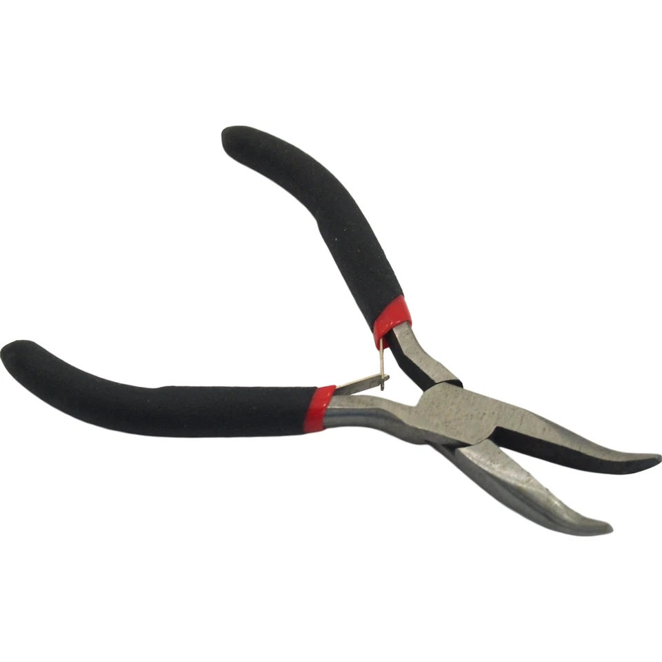 Mini Bent Nose Pliers Jewelers Beading Bench Tool 4.5" - Image 1 of 1