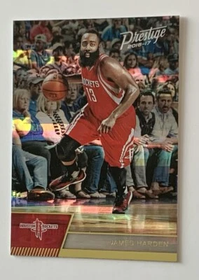 2016-17 Panini Prestige James Harden Card #146 Horizon Refractor Houston Rockets - Image 1 of 4