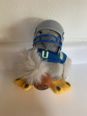 NFL Huddles Vintage Seattle Seahawks Mascot Plush Tudor Games 1983 Rare Cover