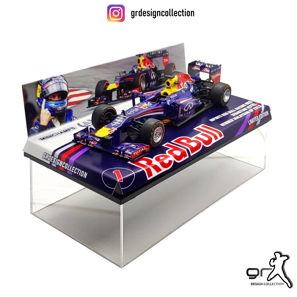Sebastian Vettel - RedBull RB9 - F1 Winner Malaysian GP 2013 / Altaya IXO / 1:43 - Immagine 1 di 4